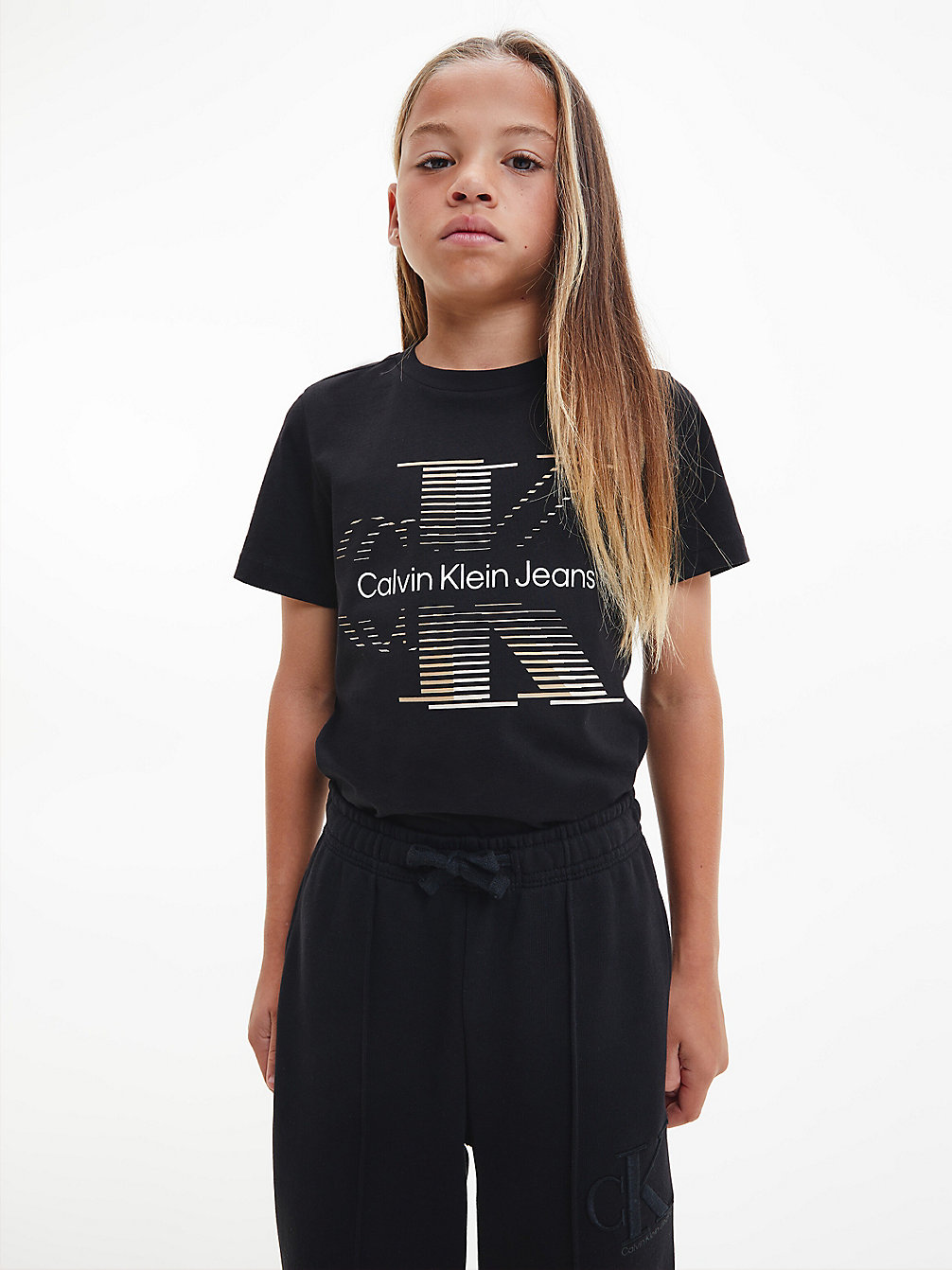 CK BLACK Logo-T-Shirt undefined boys Calvin Klein