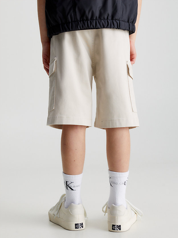 CLASSIC BEIGE Cargo Shorts for boys CALVIN KLEIN JEANS
