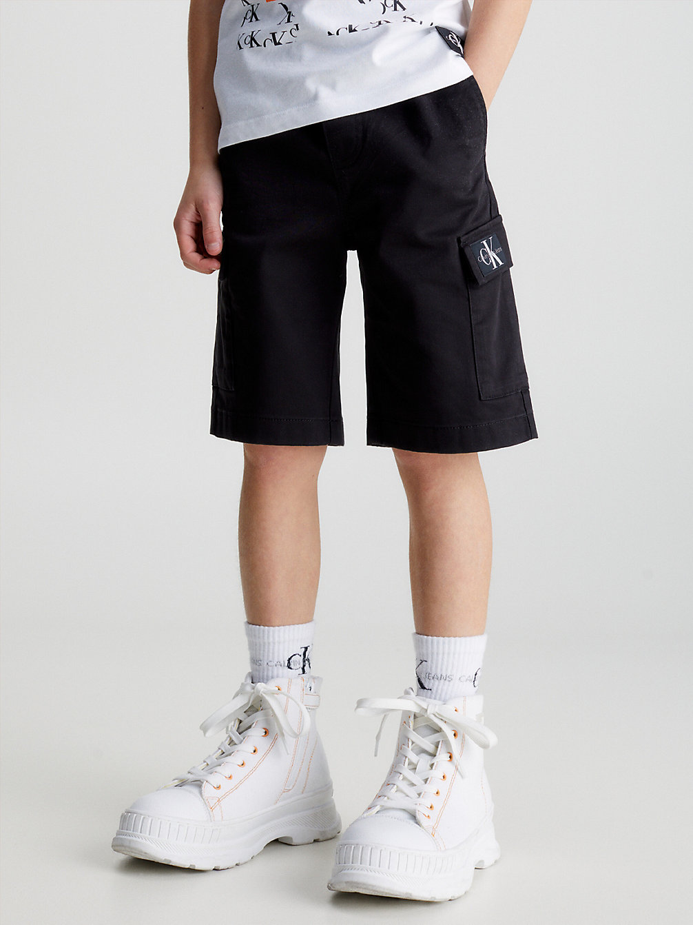 CK BLACK Cargo Shorts undefined boys Calvin Klein