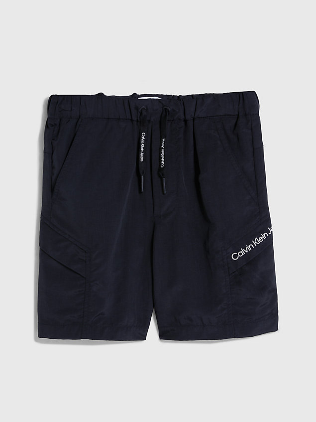 black nylon-shorts für boys - calvin klein jeans
