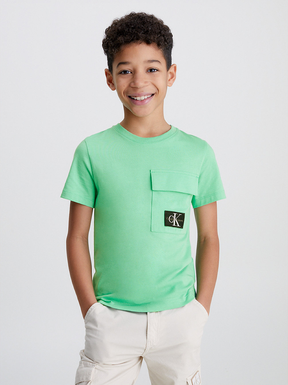 NEPTUNES WAVE Flap Pocket T-Shirt undefined boys Calvin Klein
