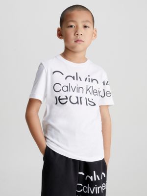 microfoon Heerlijk Aanklager T-shirt met logo van biologisch katoen Calvin Klein® | IB0IB01650YAF