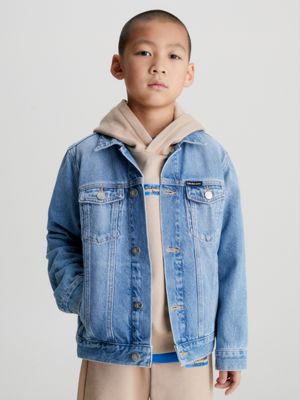 MID BLUE SNAKE Lässige Jeansjacke undefined boys Calvin Klein