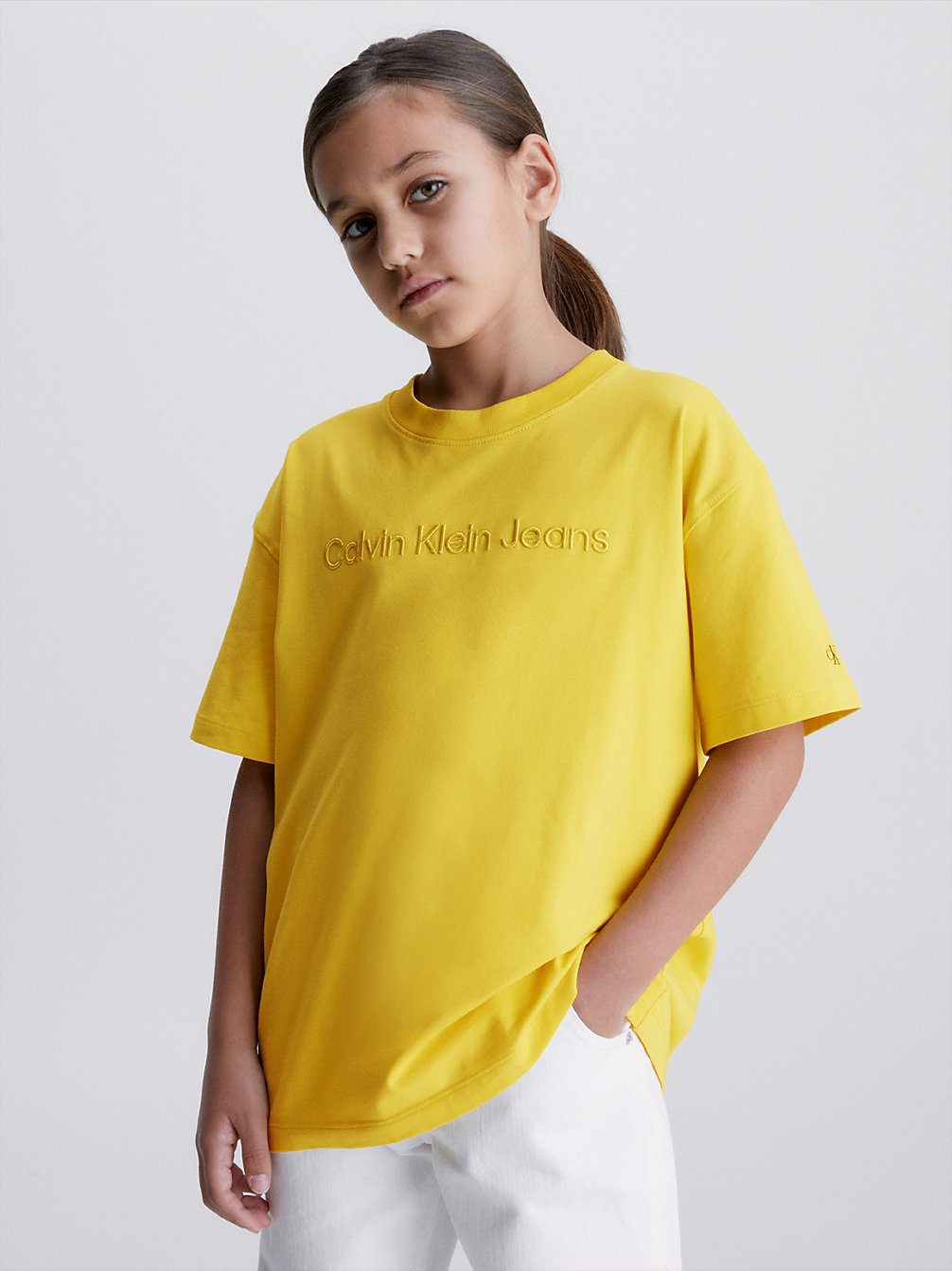 SUNDAY SUNSHINE T-Shirt Relaxed Avec Logo undefined garcons Calvin Klein