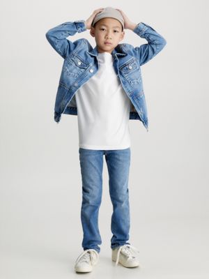 [Täglich zur Bestellung geöffnet] Mid Rise Slim Jeans Calvin Klein® | IB0IB017161A4