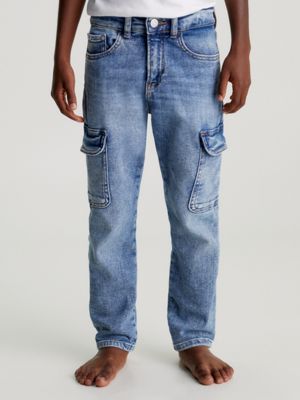 blue dad jeans für jungen - calvin klein jeans