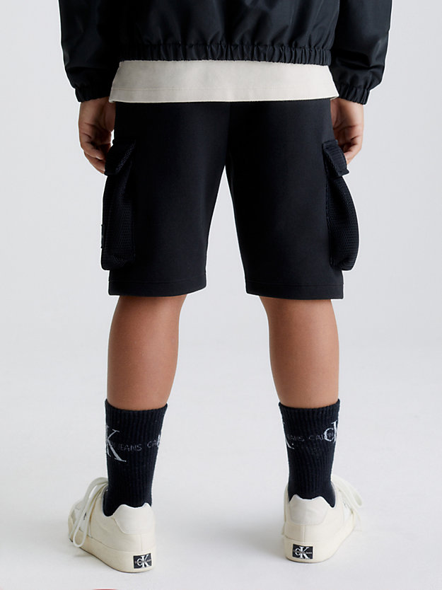 CK BLACK Cargo Shorts for boys CALVIN KLEIN JEANS