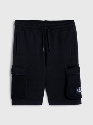 CK BLACK Cargo Shorts for boys CALVIN KLEIN JEANS