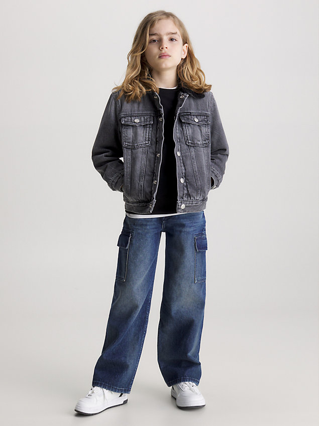 blue skater jeans voor jongens - calvin klein jeans