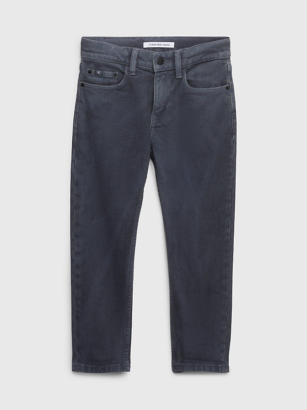 grey dark overdyed dad overdyed jeans for boys calvin klein jeans