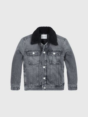 Calvin klein sherpa hot sale denim jacket