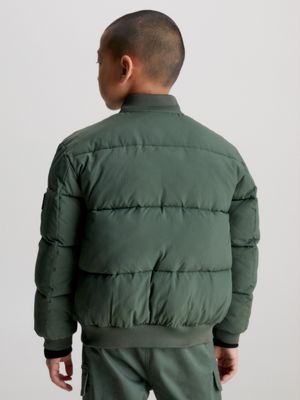 Calvin klein clearance padded bomber jacket