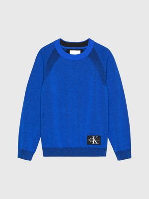 Blue calvin klein jumper new arrivals