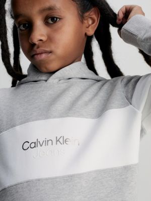 Felpa con cappuccio a righe grosse colorate da seo ProductKeyword Calvin Klein IB0IB01892PZ2