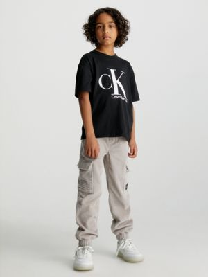 Calvin Klein Boys' Short Sleeve Pocket Logo Tee Shirt