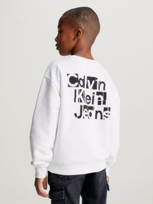 Calvin klein 2024 jumper white