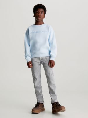 Calvin klein baby blue sweatshirt sale