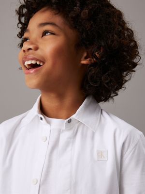 Boys calvin klein dress shirt best sale