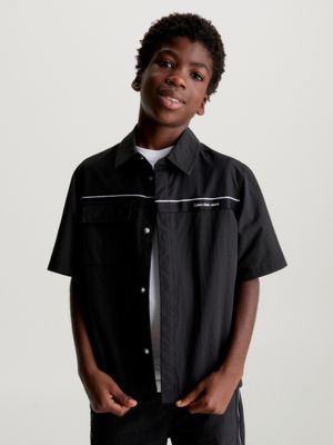 Black calvin klein outlet dress shirt