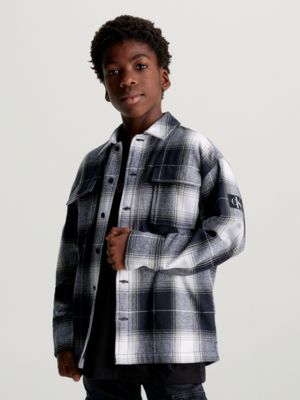 Calvin klein outlet flannel shirt