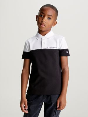 Fitted Colourblock Polo Shirt