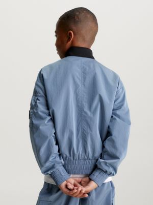 Calvin klein hotsell blue bomber jacket