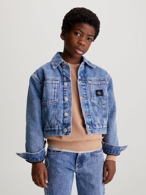 Boys blue store denim jacket