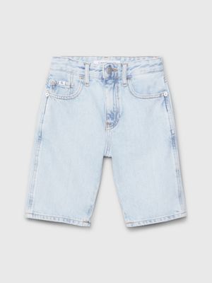 White denim shorts for 2024 boys