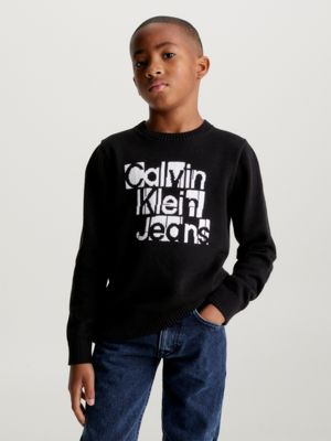 Calvin klein black on sale jumper