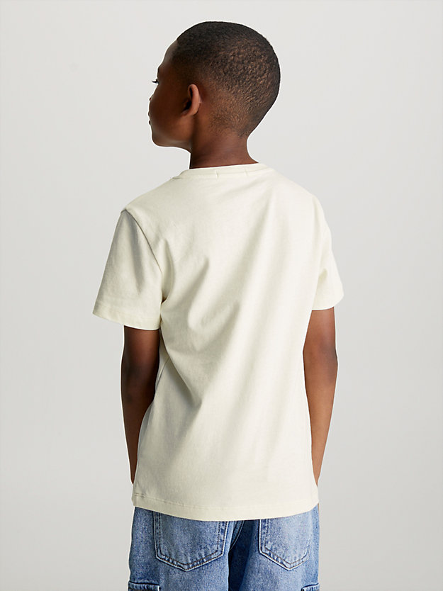 papyrus t-shirt z monogramem dla chłopcy - calvin klein jeans