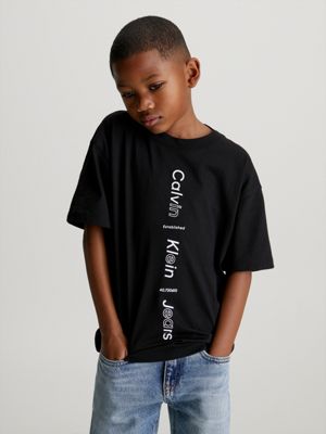 Calvin Klein Jeans ESSENTIAL SLIM TEE - T-Shirt basic - black/schwarz 