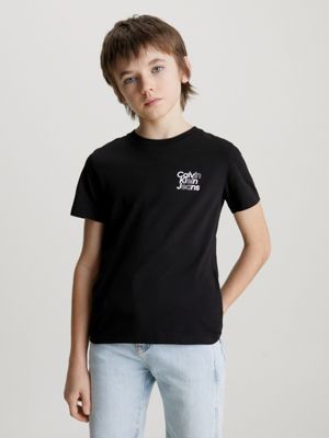 Boys' T-Shirts - Long-sleeve & Short-sleeve | Calvin Klein®