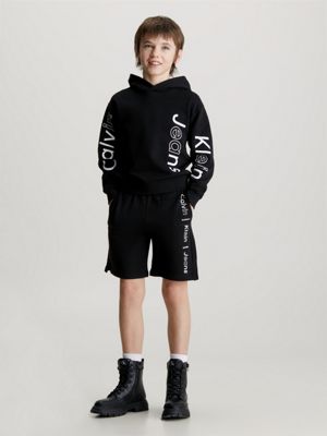 Calvin klein shorts and 2024 hoodie set