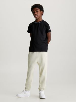 Calvin Klein Jeans - Girls Black Cotton Joggers