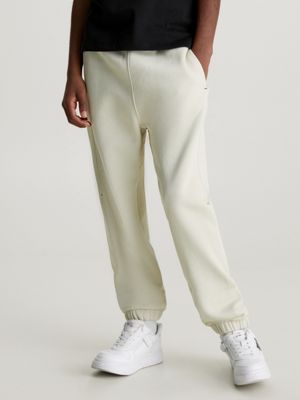 Boys best sale cream joggers