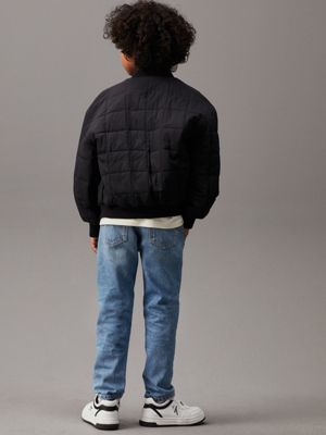 modern blue cf dad jeans for boys calvin klein jeans