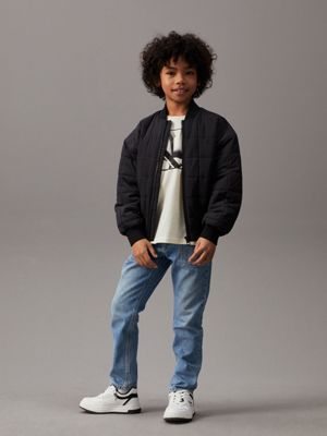 modern blue cf dad jeans for boys calvin klein jeans