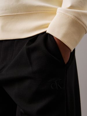 ck black straight tailored trousers for boys calvin klein jeans