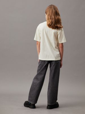 afterglow relaxed logo t-shirt for boys calvin klein jeans