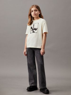 afterglow relaxed logo t-shirt for boys calvin klein jeans