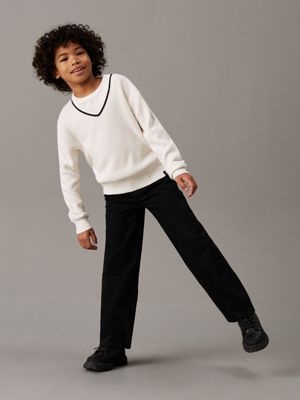 clean black rgd skater jeans for boys calvin klein jeans