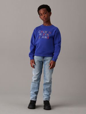 Calvin klein sweatshirt boys on sale