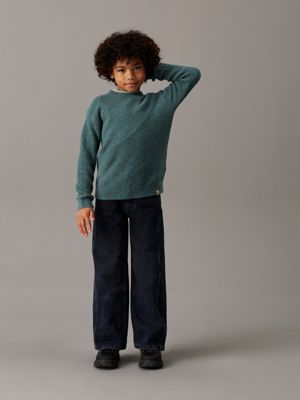 pull relaxed en bouclé north atlantic pour garçons calvin klein jeans