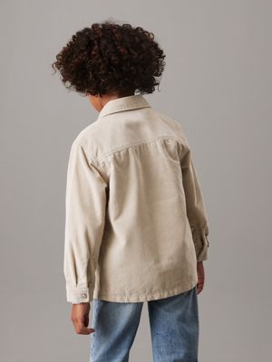 pelican corduroy overshirt for boys calvin klein jeans