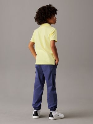 oceana woven cargo trousers for boys calvin klein jeans