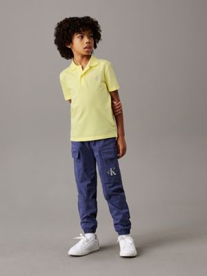 oceana woven cargo trousers for boys calvin klein jeans