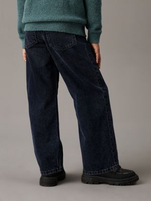 blue black rigid skater jeans for boys calvin klein jeans