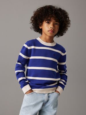 Striped Merino Wool Jumper Calvin Klein IB0IB022910A4