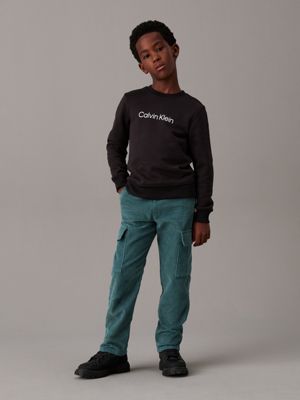 pantalon cargo en velours côtelé north atlantic pour garçons calvin klein jeans