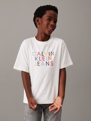 Maglietta calvin klein ragazzo online